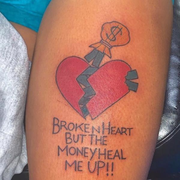 100 Broken Heart Tattoos and Their Meanings