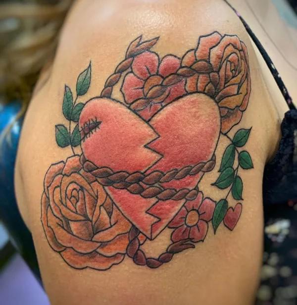 100 Broken Heart Tattoos and Their Meanings