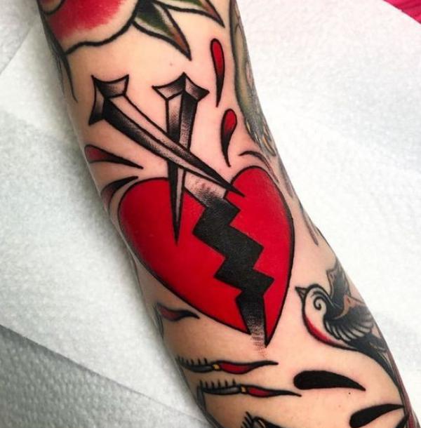 100 Broken Heart Tattoos and Their Meanings