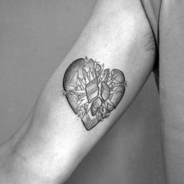 100 Broken Heart Tattoos and Their Meanings
