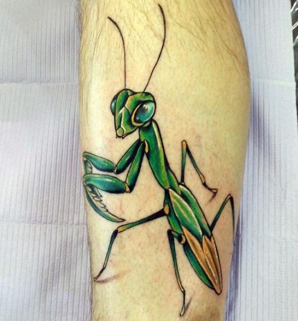 50 praying mantis tattoos: Meaning and Designs