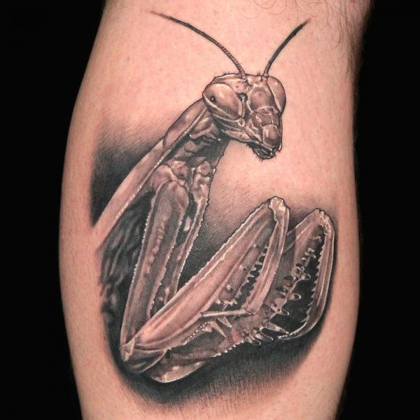 50 praying mantis tattoos: Meaning and Designs