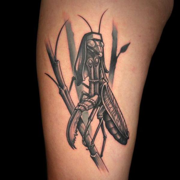 50 praying mantis tattoos: Meaning and Designs