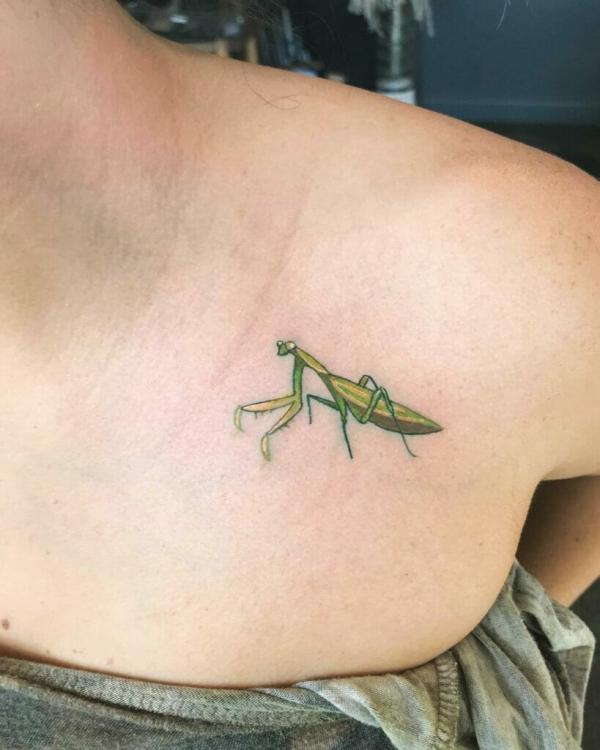 50 praying mantis tattoos: Meaning and Designs