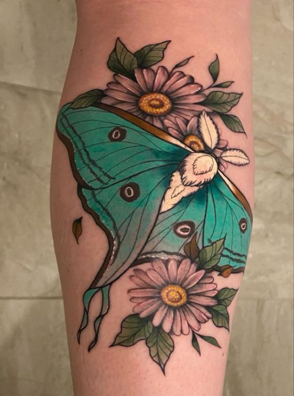 100 Luna Moth Tattoos: Meaning, Designs and Styles