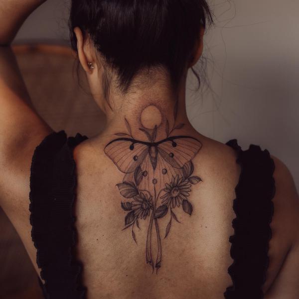 100 Luna Moth Tattoos: Meaning, Designs and Styles