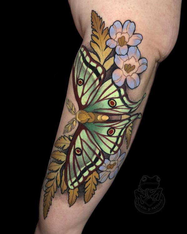 100 Luna Moth Tattoos: Meaning, Designs and Styles
