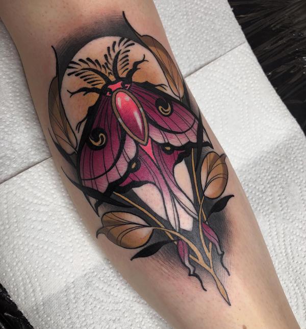 100 Luna Moth Tattoos: Meaning, Designs and Styles