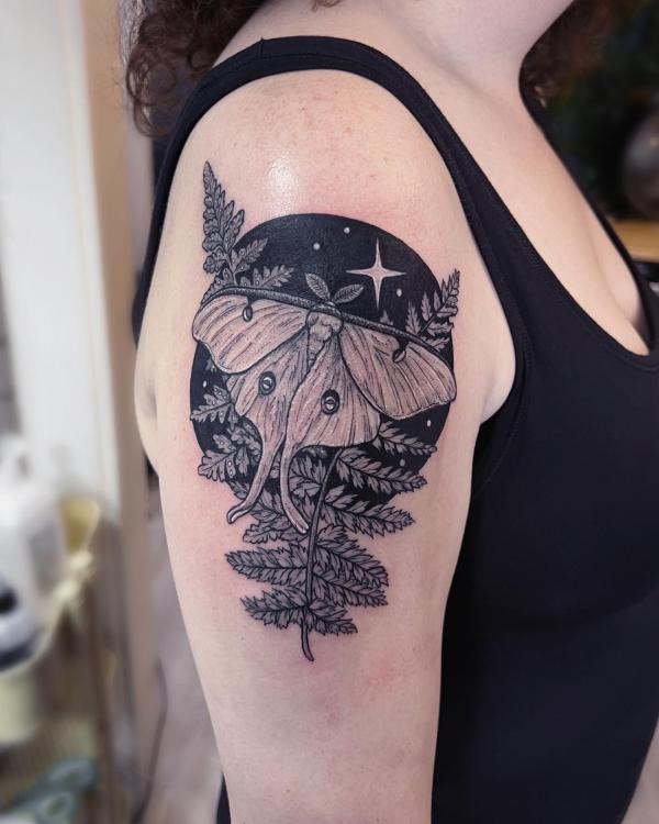 100 Luna Moth Tattoos: Meaning, Designs and Styles