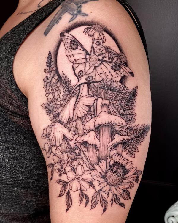 100 Luna Moth Tattoos: Meaning, Designs and Styles