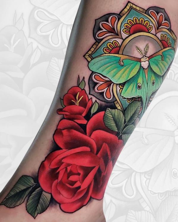 100 Luna Moth Tattoos: Meaning, Designs and Styles