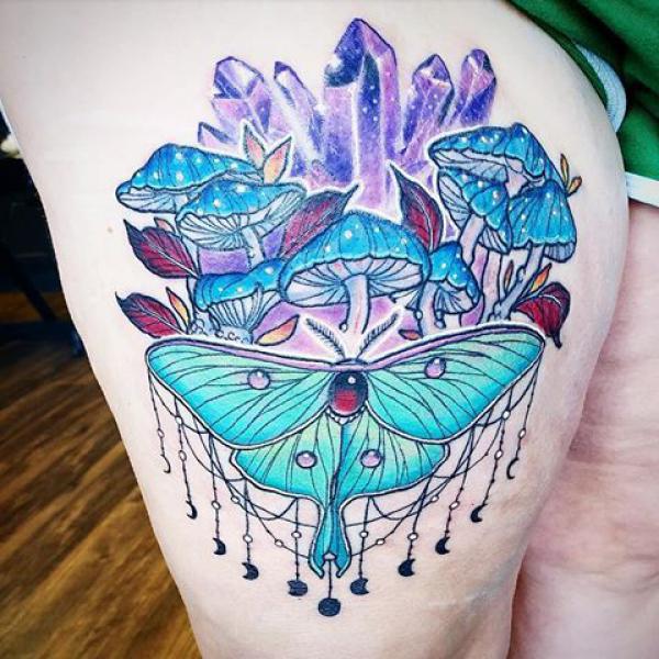 100 Luna Moth Tattoos: Meaning, Designs and Styles