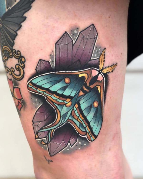 100 Luna Moth Tattoos: Meaning, Designs and Styles