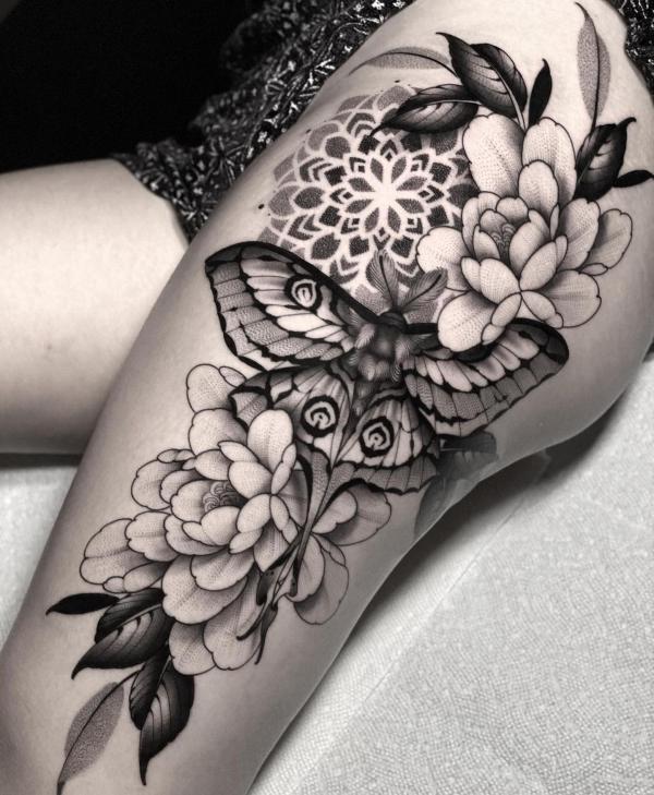 100 Luna Moth Tattoos: Meaning, Designs and Styles
