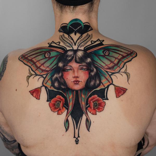 100 Luna Moth Tattoos: Meaning, Designs and Styles