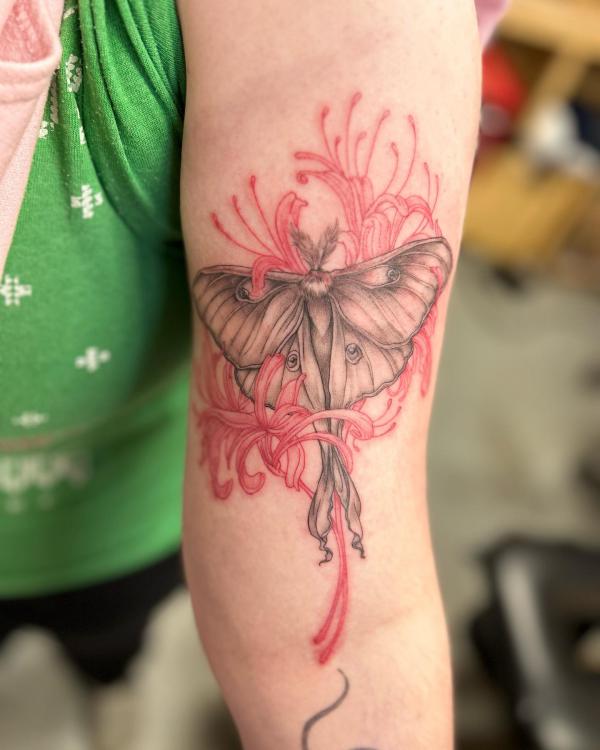 100 Luna Moth Tattoos: Meaning, Designs and Styles