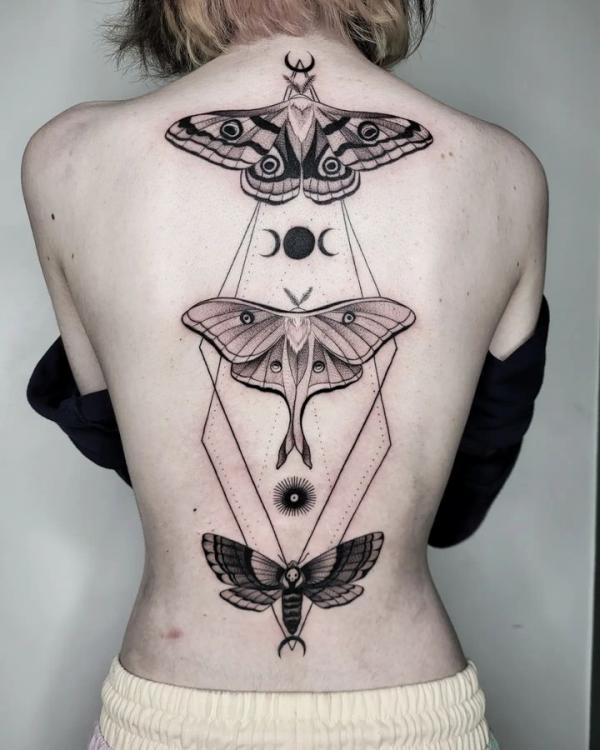 100 Luna Moth Tattoos: Meaning, Designs and Styles