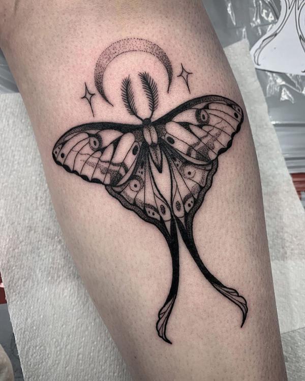 100 Luna Moth Tattoos: Meaning, Designs and Styles
