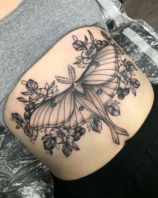 100 Luna Moth Tattoos: Meaning, Designs and Styles