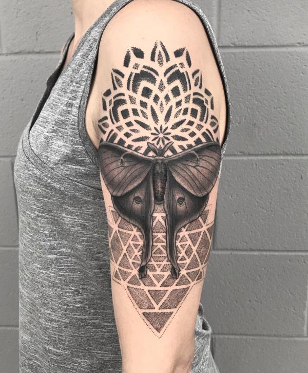 100 Luna Moth Tattoos: Meaning, Designs and Styles