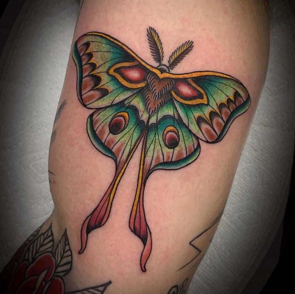 100 Luna Moth Tattoos: Meaning, Designs and Styles