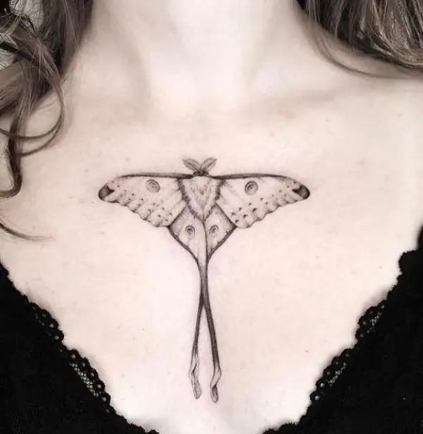 100 Luna Moth Tattoos: Meaning, Designs and Styles