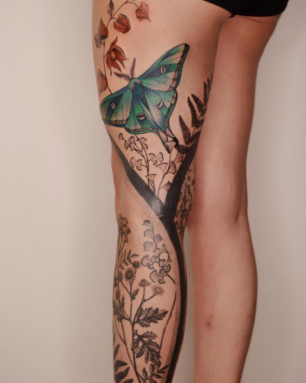100 Luna Moth Tattoos: Meaning, Designs and Styles