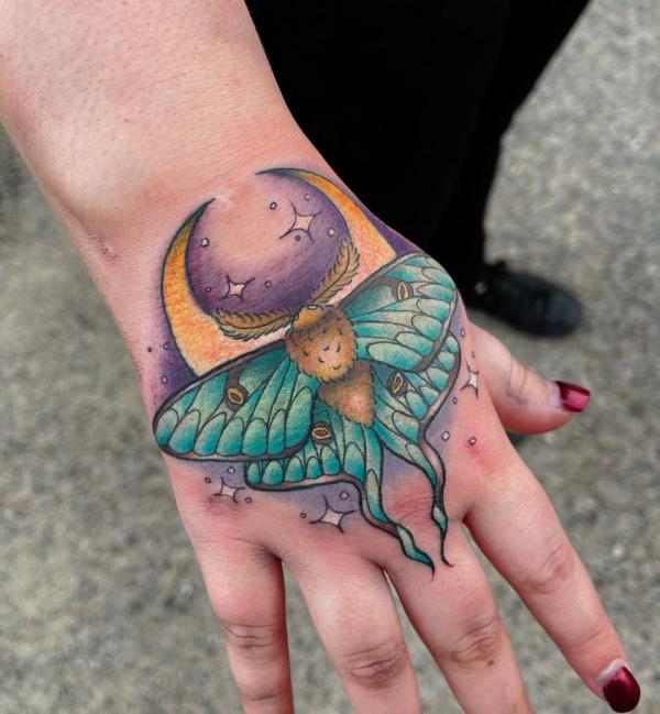 100 Luna Moth Tattoos: Meaning, Designs and Styles
