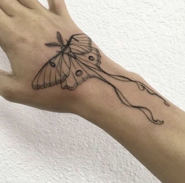 100 Luna Moth Tattoos: Meaning, Designs and Styles