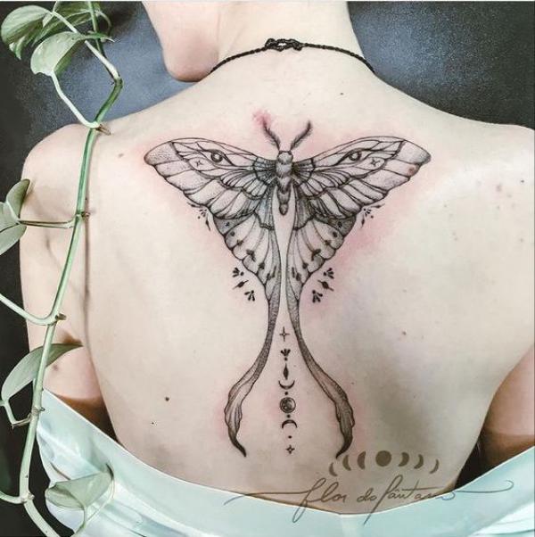100 Luna Moth Tattoos: Meaning, Designs and Styles