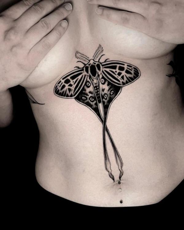 100 Luna Moth Tattoos: Meaning, Designs and Styles