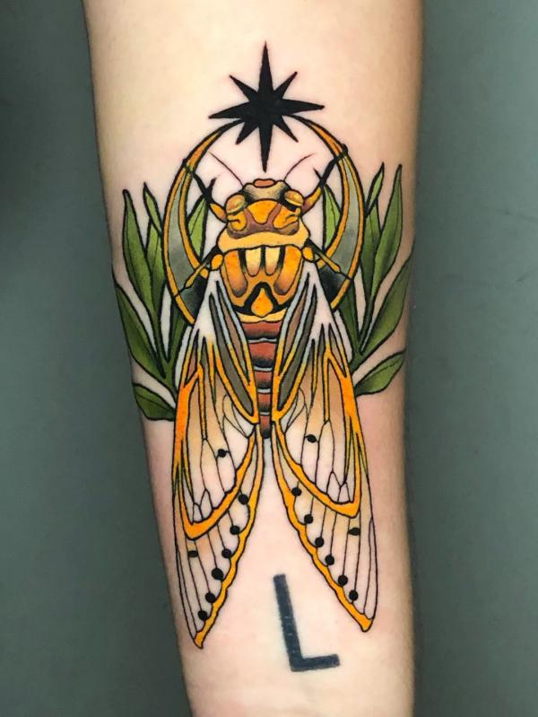50 Cicada tattoos to Celebrate Change