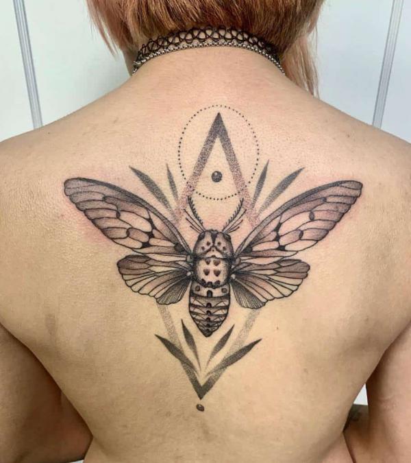 50 Cicada tattoos to Celebrate Change