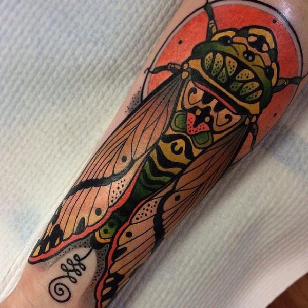 50 Cicada tattoos to Celebrate Change
