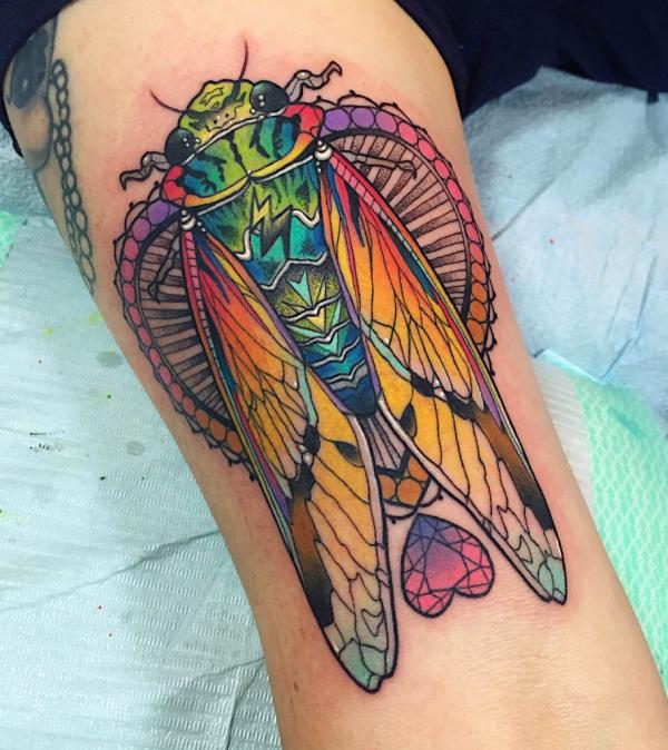 50 Cicada tattoos to Celebrate Change