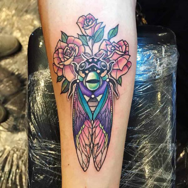 50 Cicada tattoos to Celebrate Change