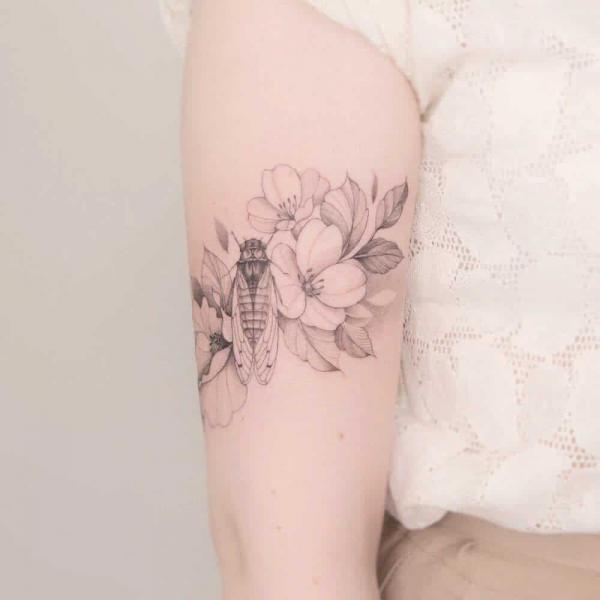 50 Cicada tattoos to Celebrate Change