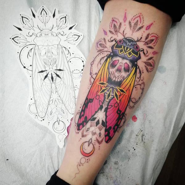50 Cicada tattoos to Celebrate Change
