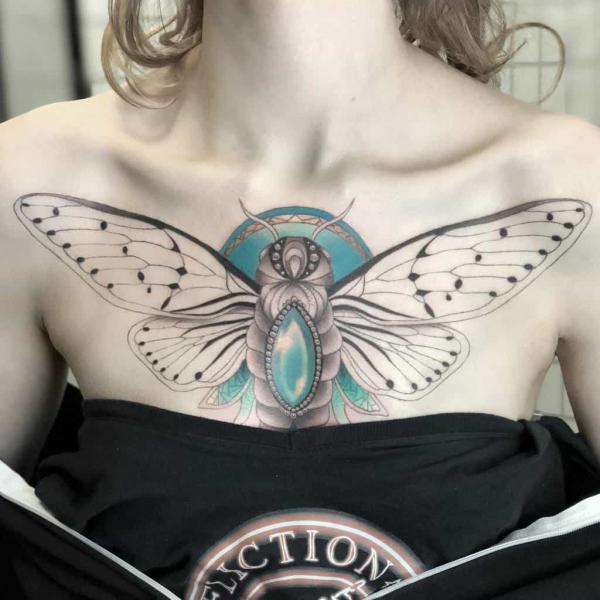 50 Cicada tattoos to Celebrate Change