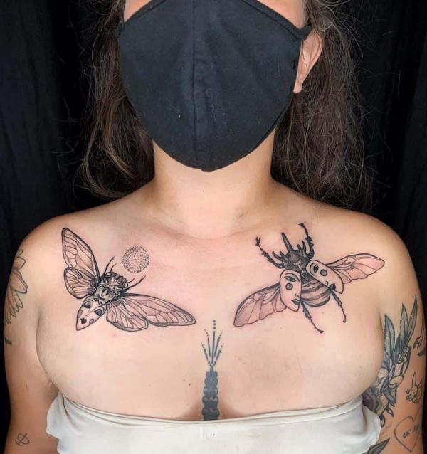 50 Cicada tattoos to Celebrate Change
