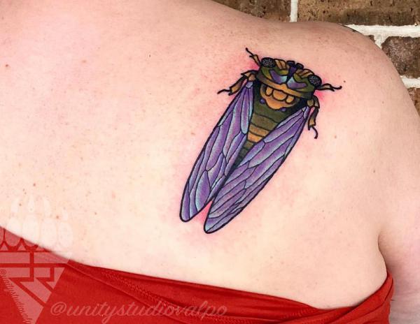 50 Cicada tattoos to Celebrate Change