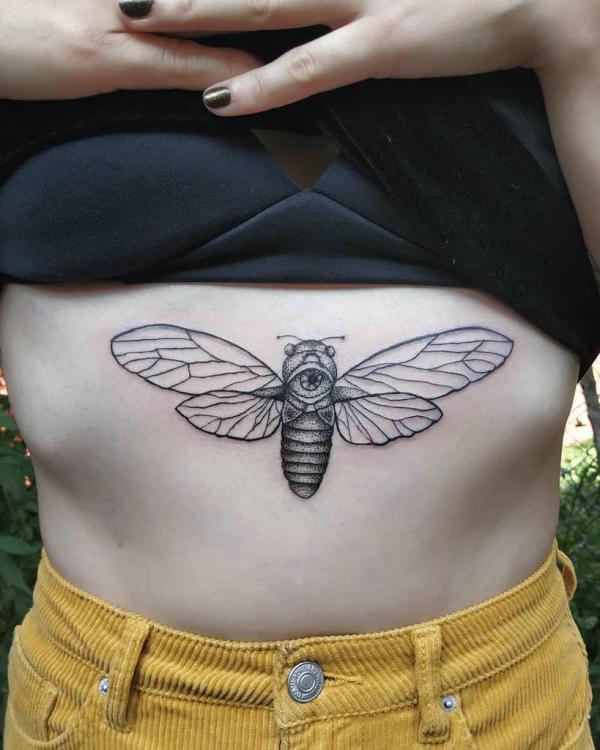 50 Cicada tattoos to Celebrate Change