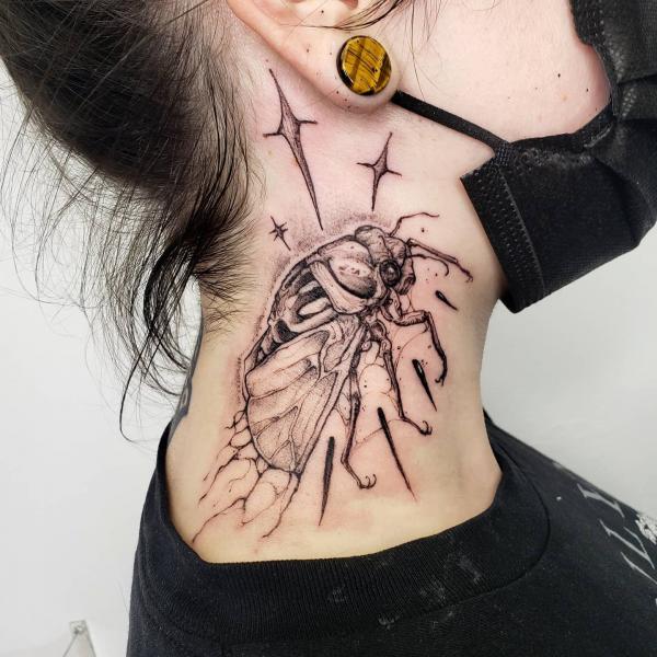 50 Cicada tattoos to Celebrate Change