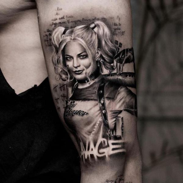 100 Harley Quinn Tattoo Ideas: Designs and Meaning