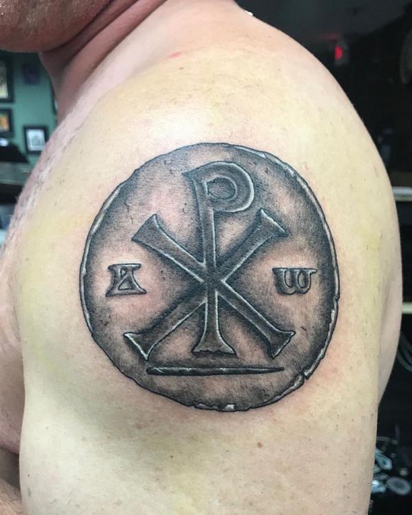 60 Chi Rho Tattoos that Tell a Story of Faith