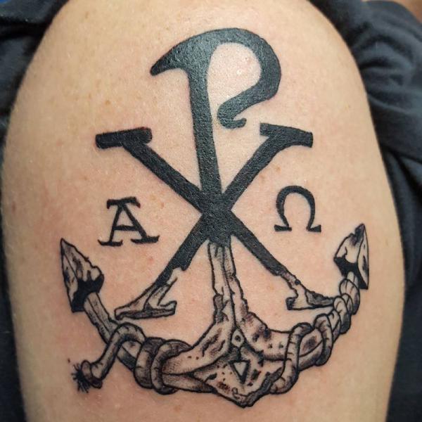 60 Chi Rho Tattoos that Tell a Story of Faith