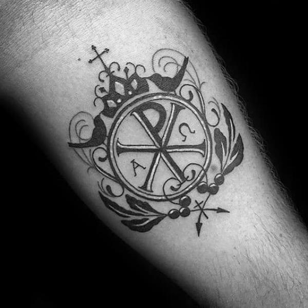 60 Chi Rho Tattoos that Tell a Story of Faith