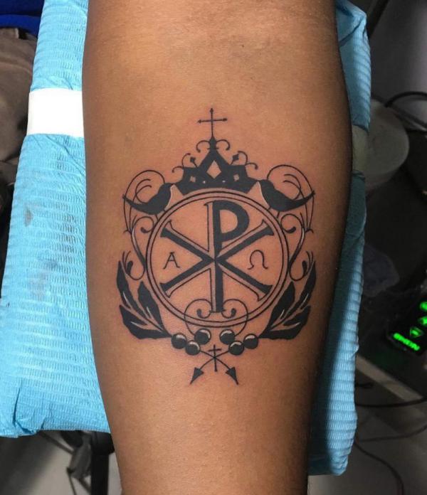 60 Chi Rho Tattoos that Tell a Story of Faith