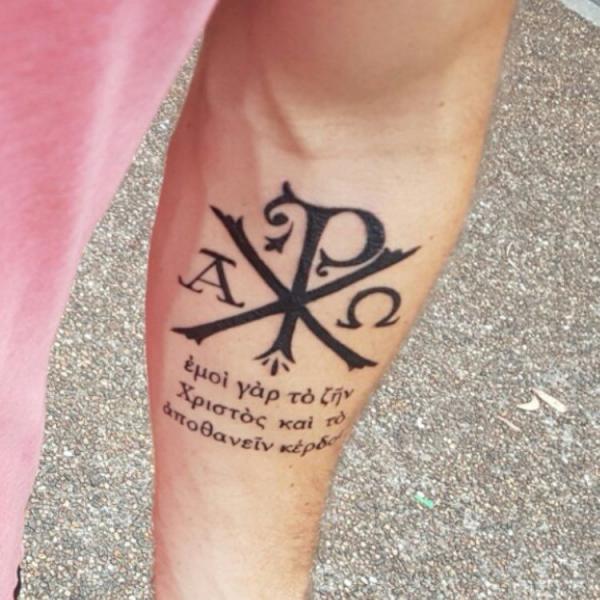 60 Chi Rho Tattoos that Tell a Story of Faith