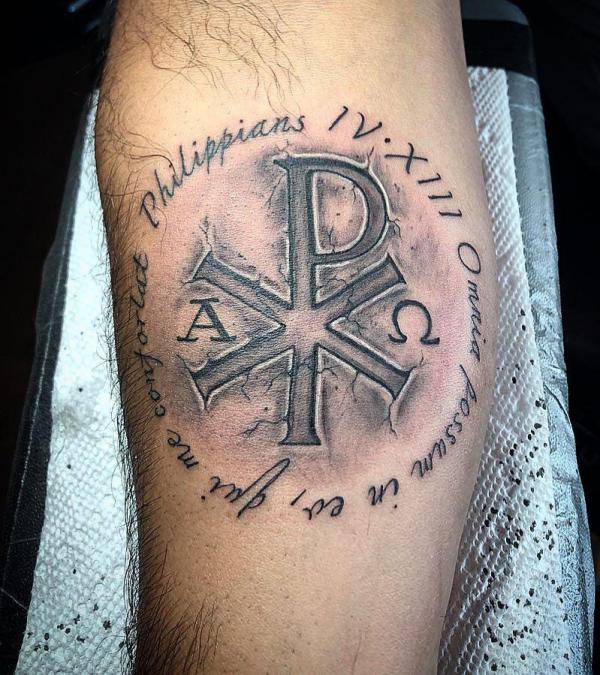 60 Chi Rho Tattoos that Tell a Story of Faith